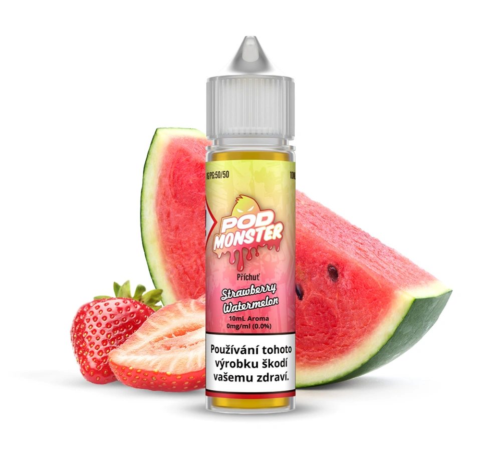 Příchuť POD Monster S&V: Strawberry Watermelon (Jahoda a vodní meloun) 10ml