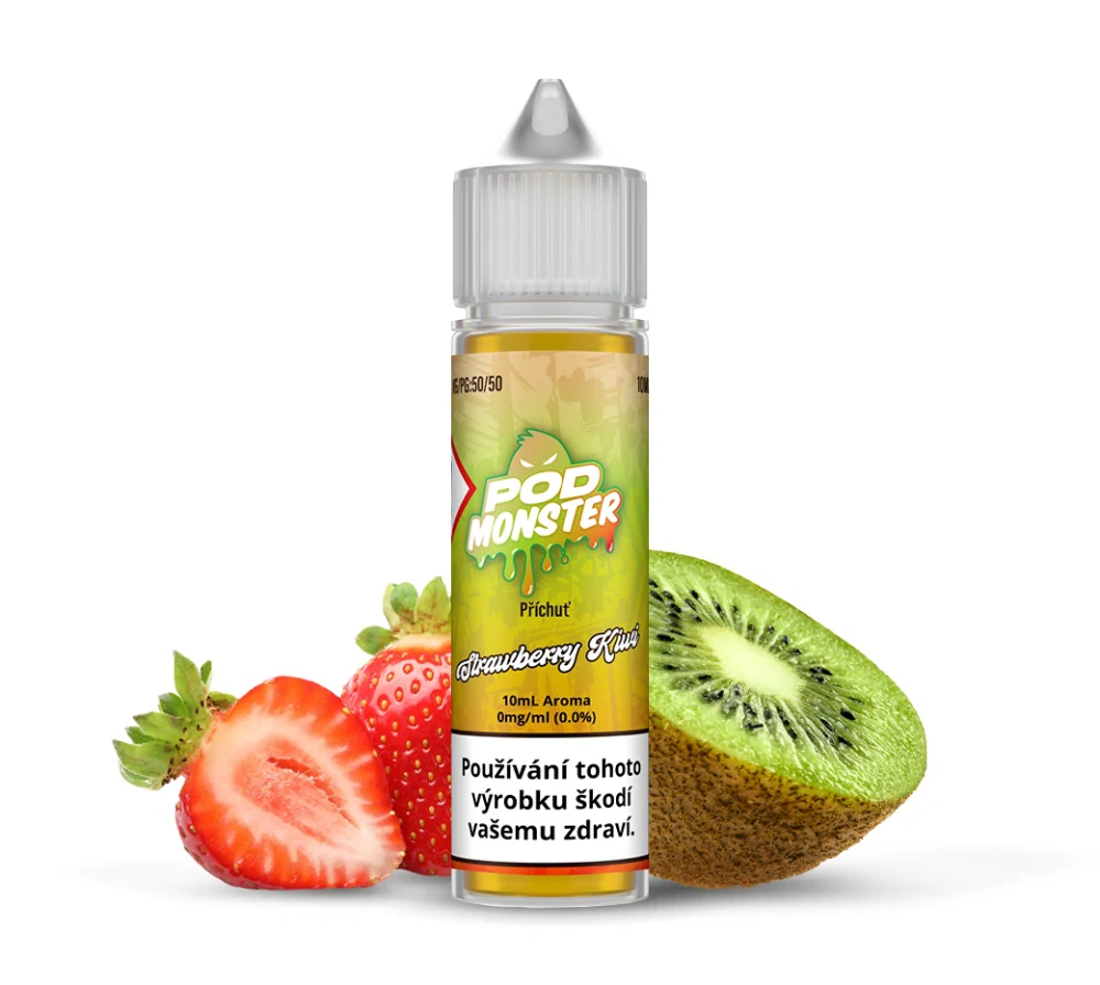 Příchuť POD Monster S&V: Strawberry Kiwi (Jahoda a kiwi) 10ml