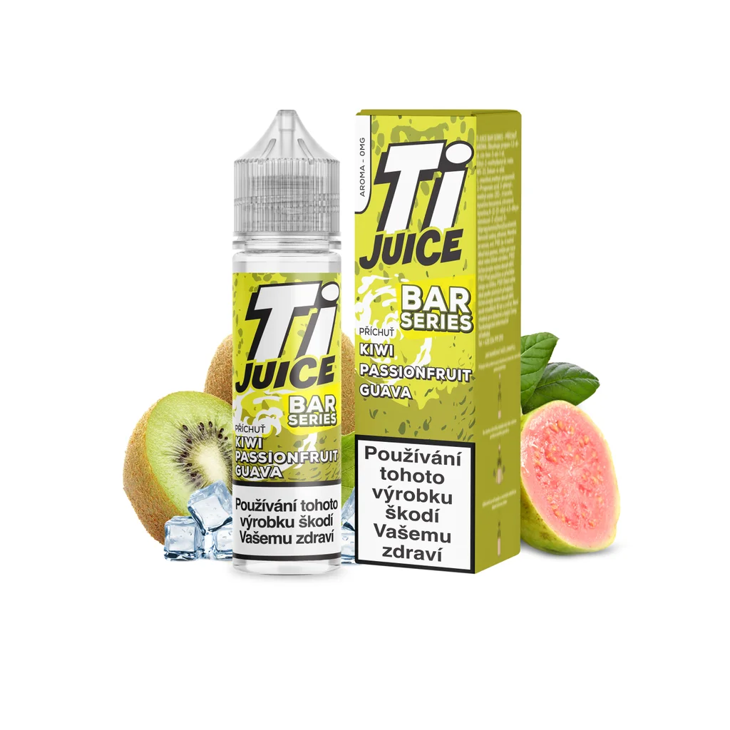 Příchuť TI Juice Bar Series Kiwi Passion Fruit Guava SnV 10ml