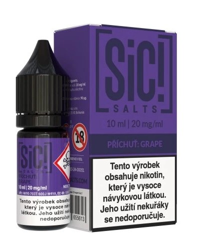 Liquid SIC! Salts - Grape 10ml - 20mg