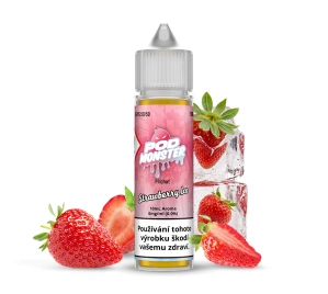 Příchuť POD Monster S&V: Strawberry Ice (Ledová jahoda) 10ml