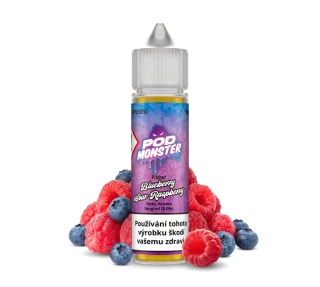 Příchuť POD Monster S&V: Blueberry Sour Raspberry (Borůvka a malina) 10ml